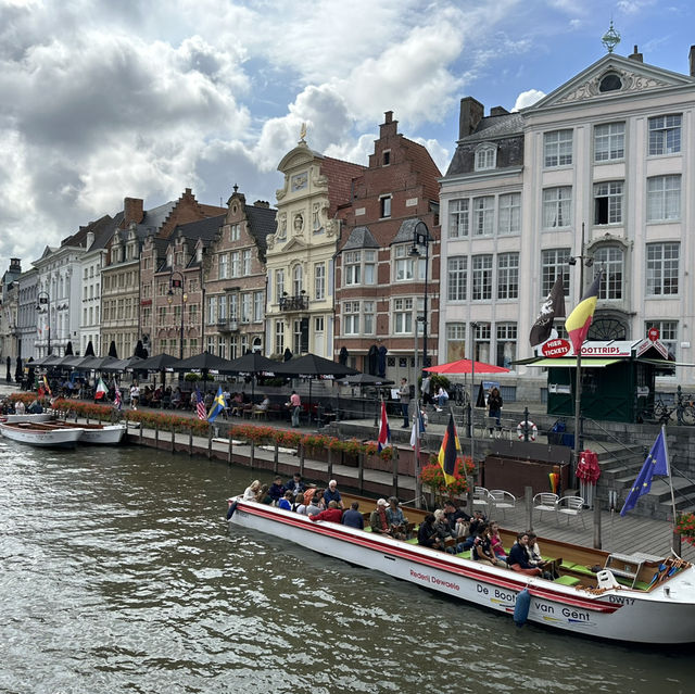 Most picturesque street in Ghent