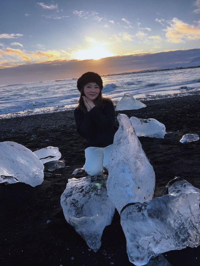 冰島限定絕美鑽石黑沙灘