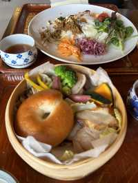 【福岡】宗像の米粉ベーグルをせいろ蒸しで提供されるお店🥯