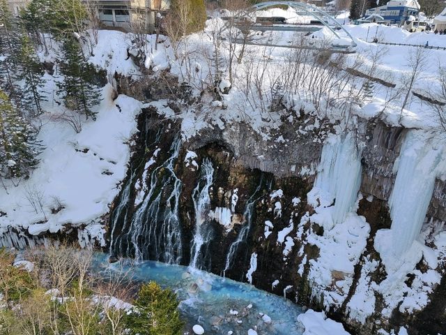雪季限定~冰柱白鬚瀑布