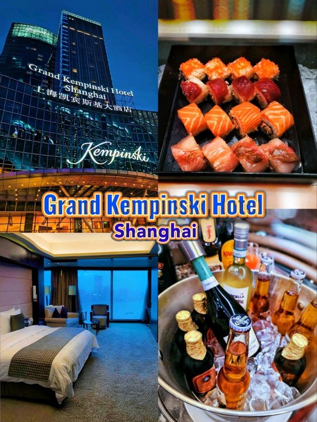 Grand Kempinski Hotel Shanghai, experience good food, stunning views & comfortable accommodation. 
