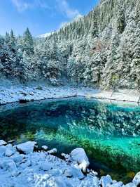 Jiuzhaigou: A Snowy Wonderland of Tranquil Beauty
