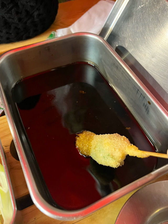 【大阪】道頓堀を食べ歩きに外せない串カツ🐷