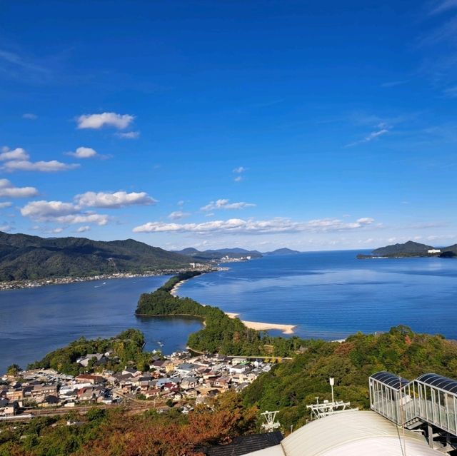 京都海景秘境，天橋立與傘松公園的天空之橋