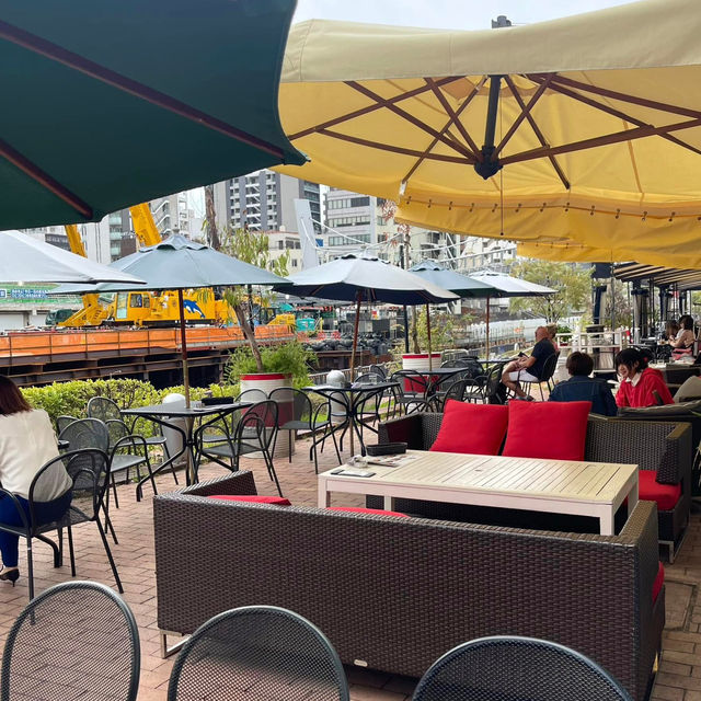 大阪氛圍感直接拉滿的河邊露天餐廳💕MOULiN 