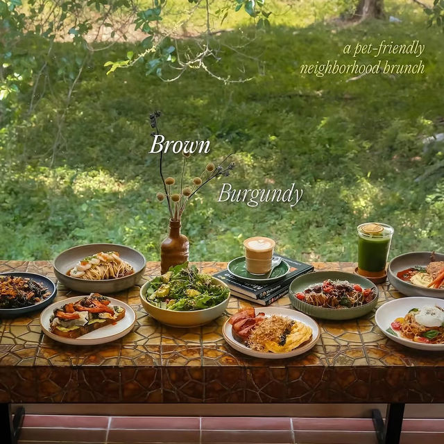 Brown burgundy ร้านที่ไม่ควรพลาด
