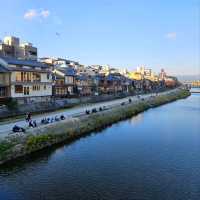 Hanging Out by the Kamo River