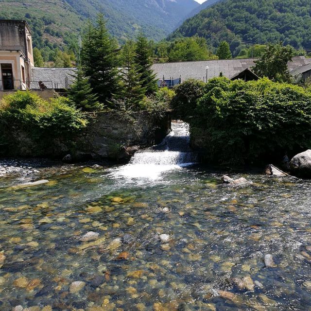 Mountain and River in Bossòst