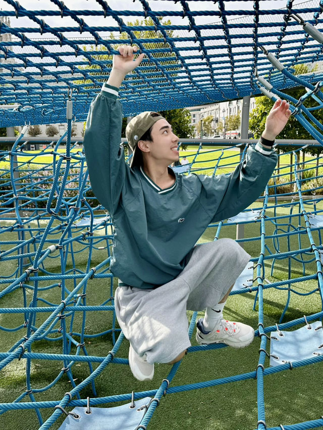 Helen Diller市政廳兒童遊樂場｜耗資千萬的霧氣攀爬樂園 🧗‍♀️
