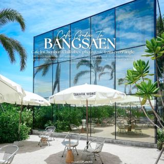Bangsaen Fleedee Cafe, great for taking photos. Pin this photogenic cafe.