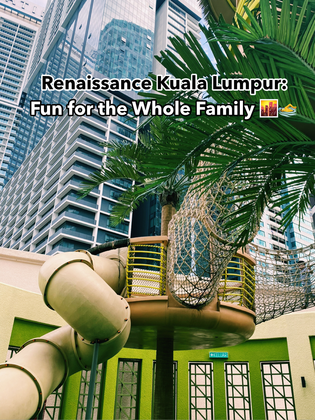
Renaissance KL adalah hotel luar biasa yang memadukan kenyamanan, gaya, dan keseruan ramah keluarga! 💛 Kamar-kamarnya luas dan bersih, dengan dekorasi modern dan tempat tidur yang nyaman 🛏️✨. Keluarga akan menyukai taman bermain luar ruangan 🛝 dan kolam renang besar 🏊♂️, sempurna untuk anak-anak bermain dan orang dewasa bersantai. Hotel ini berlokasi strategis di dekat pusat perbelanjaan dan objek wisata kota 🏙️🛍️, sehingga memudahkan Anda menjelajahi Kuala Lumpur. Staf yang ramah dan fasilitas yang luar biasa membuat masa inap Anda lancar dan menyenangkan 😊. Wajib dikunjungi bagi keluarga atau wisatawan yang mencari kenyamanan dan keseruan!
Rating: ⭐️⭐️⭐️⭐️⭐️/5

#falladventures #malaysiatravel