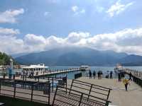 The Great Shuishe Pier in Sun Moon Lake area, Nantou County, Taiwan