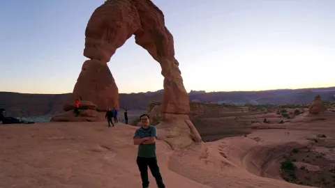 【Utah. Taman Nasional Arches】Puncak perjalanan yang luar biasa! Keajaiban raksasa di ujung dunia — Delicate Arch, mimpi yang akhirnya terwujud! 。 — traveler post in Moab