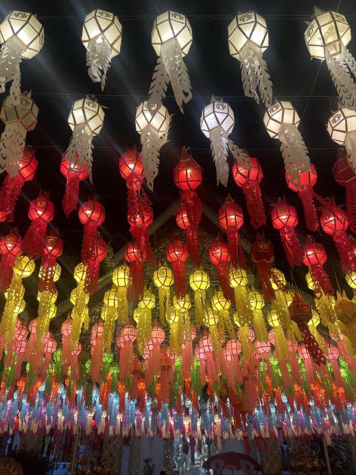 The Tradition of Hanging Lanterns in Lamphun