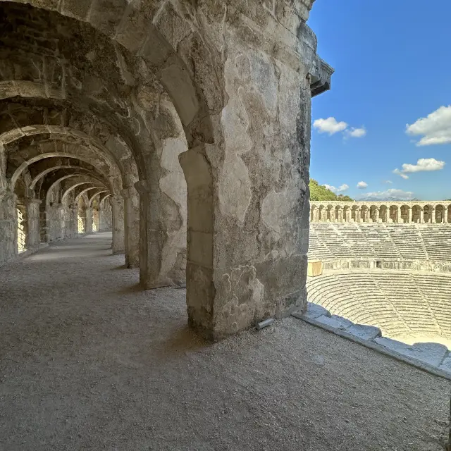 Roman amphitheatre of aspendos