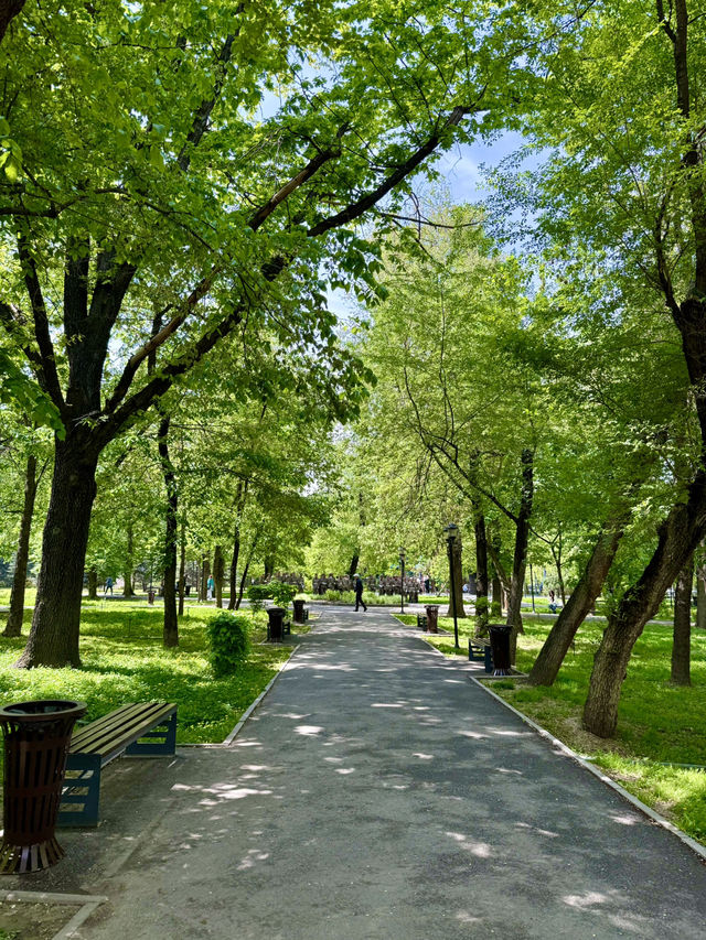 Spring Vibes at Baytursynov Park, Almaty