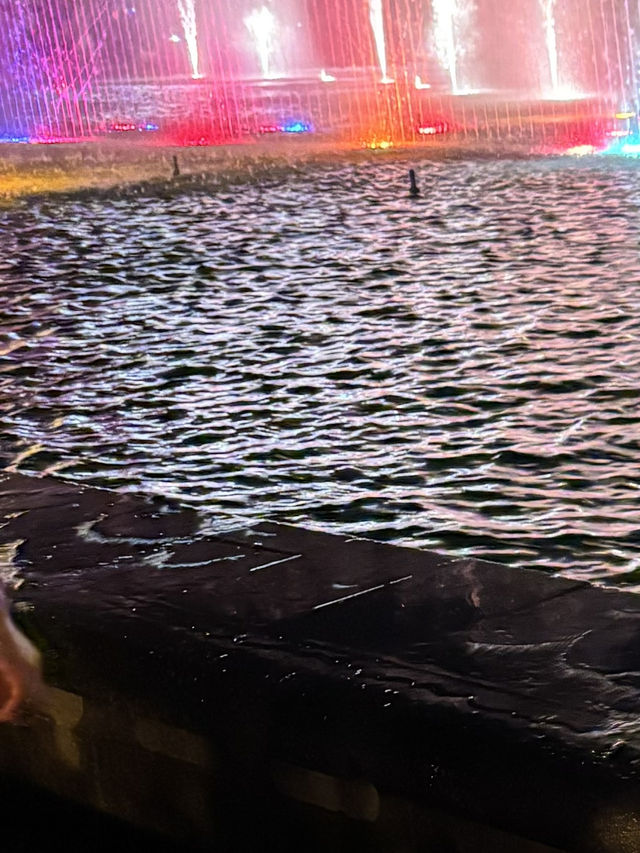 Musical water fountain 