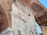 The ancient arch in Thessaloniki 