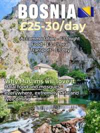 The CHEAPEST Muslim‑friendly countries in Europe - ranked by average daily cost. 