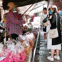 The famous Maeklong Railway Market 