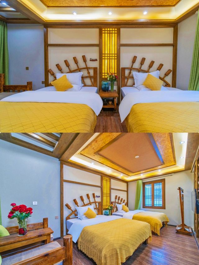 住進古城內靜謐的花間庭院