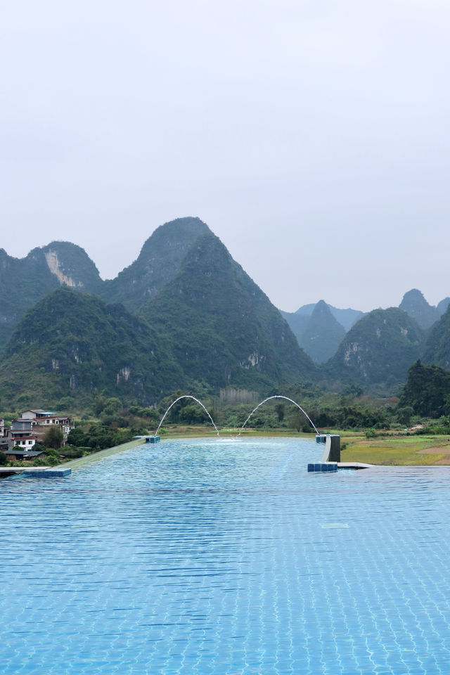 桂林陽朔度假聽風看山泡溫泉