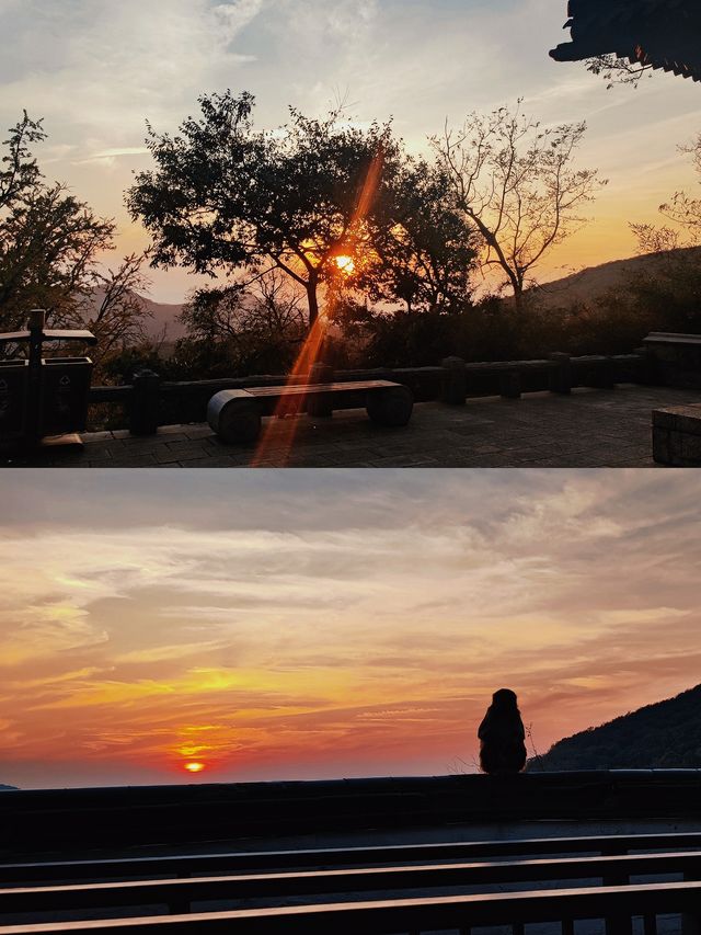連雲港|夕陽下 大聖的花果山