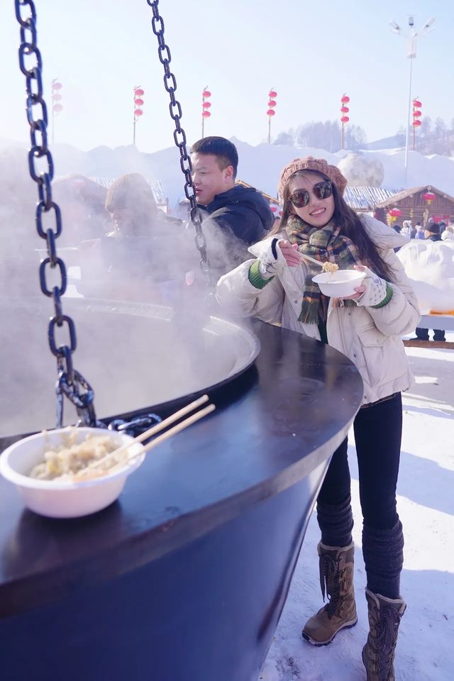 吉林白山靖宇，雪谷市集太好玩了