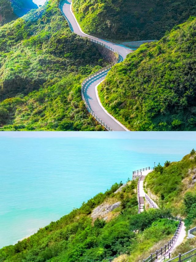 浙江·石塘·濱海綠道&珍珠灘真的美及了！