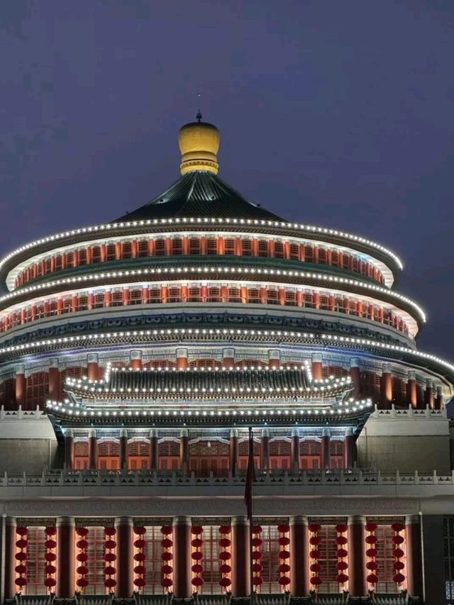 The Great Hall of the People😍❤️ Chongqing🇨🇳