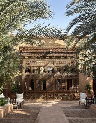 Egypt | A beautiful palace in Luxor.