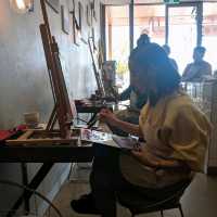 art gallery and cafe