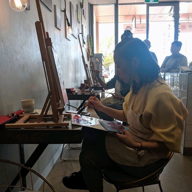 art gallery and cafe