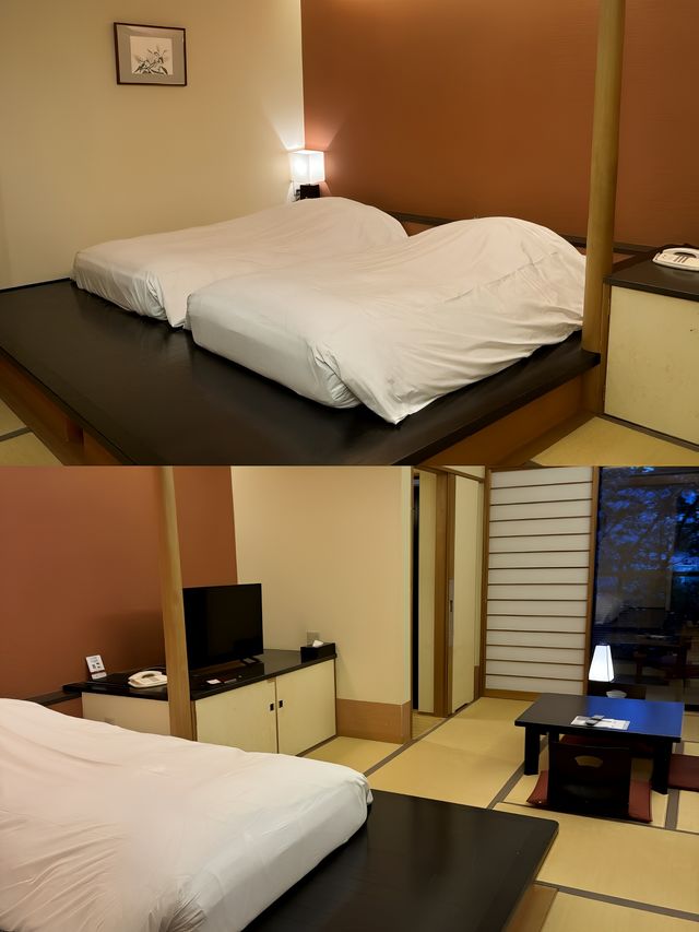 日式溫泉和男友解鎖了新的體驗。