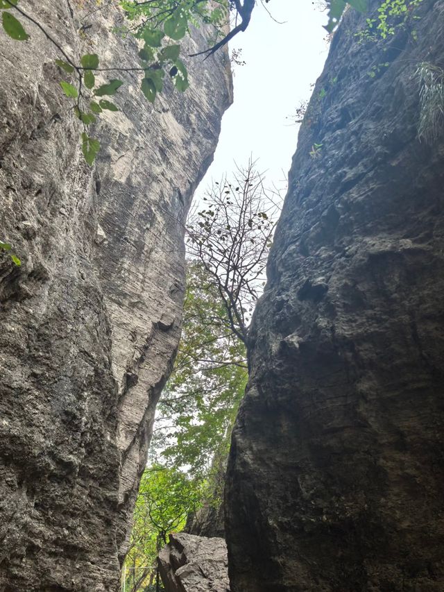 在熊耳山我看到了350多年前的地震遺跡。