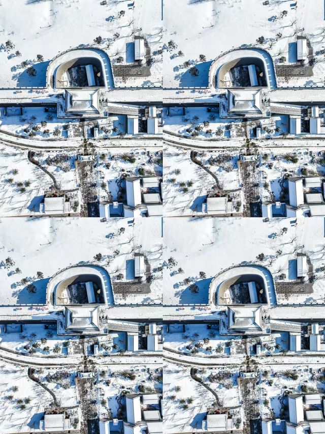 雪落晉陽，太原古城披銀裝！。