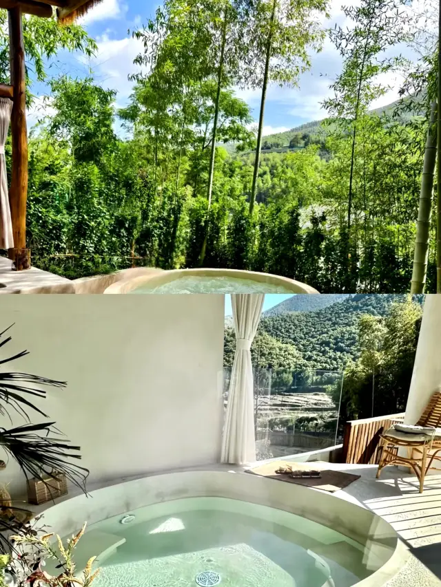 莫干山！躲進竹林裡的私湯！氛圍感超好！！