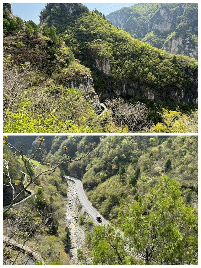 白陉古道蜿蜒曲折之形山道讓人難忘