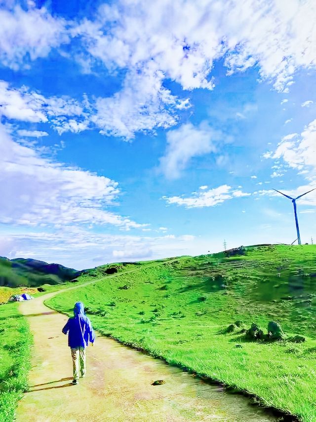 廣東雲浮新興風車山：空氣好，風景好，是一個好地方