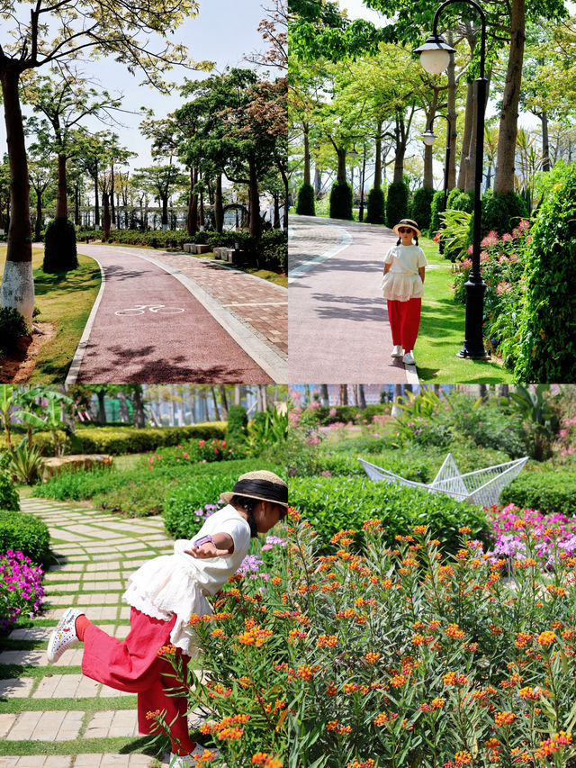 珠海親子遊看海，看花感受春日浪漫！