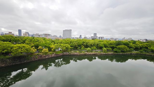 真係估唔到，落住小雨遊大阪城公園竟然咁浪漫