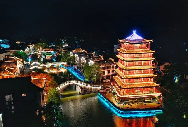 徽派文化三河古鎮
