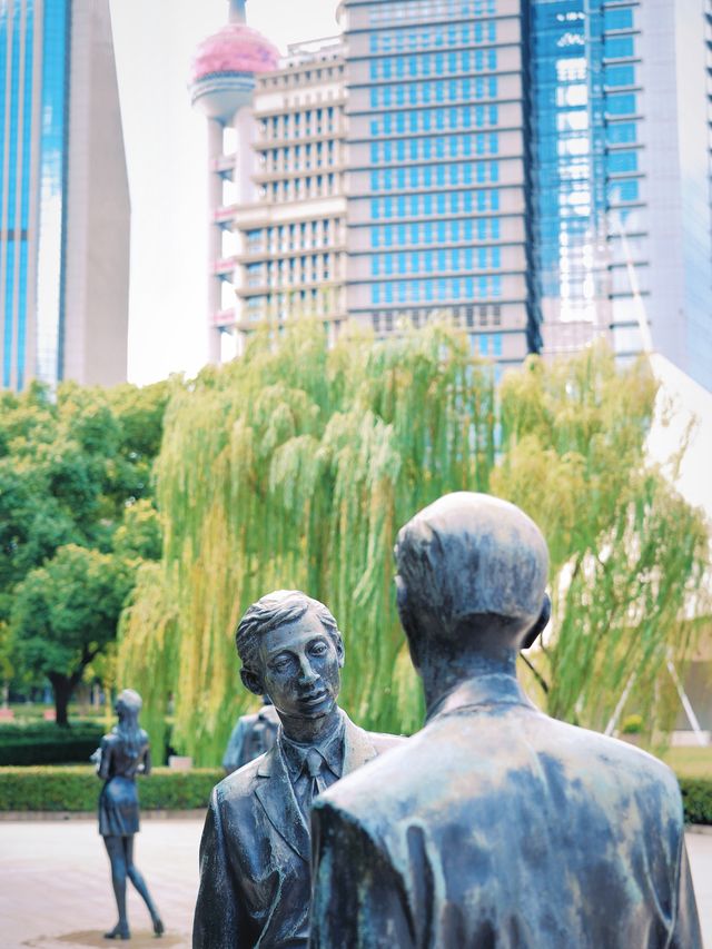 上海陸家嘴中心綠地｜邂逅一片治癒綠洲