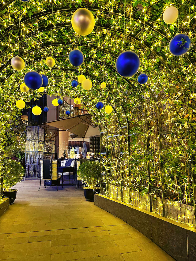 魔都聖誕限定朗廷酒店換裝夢幻藍！