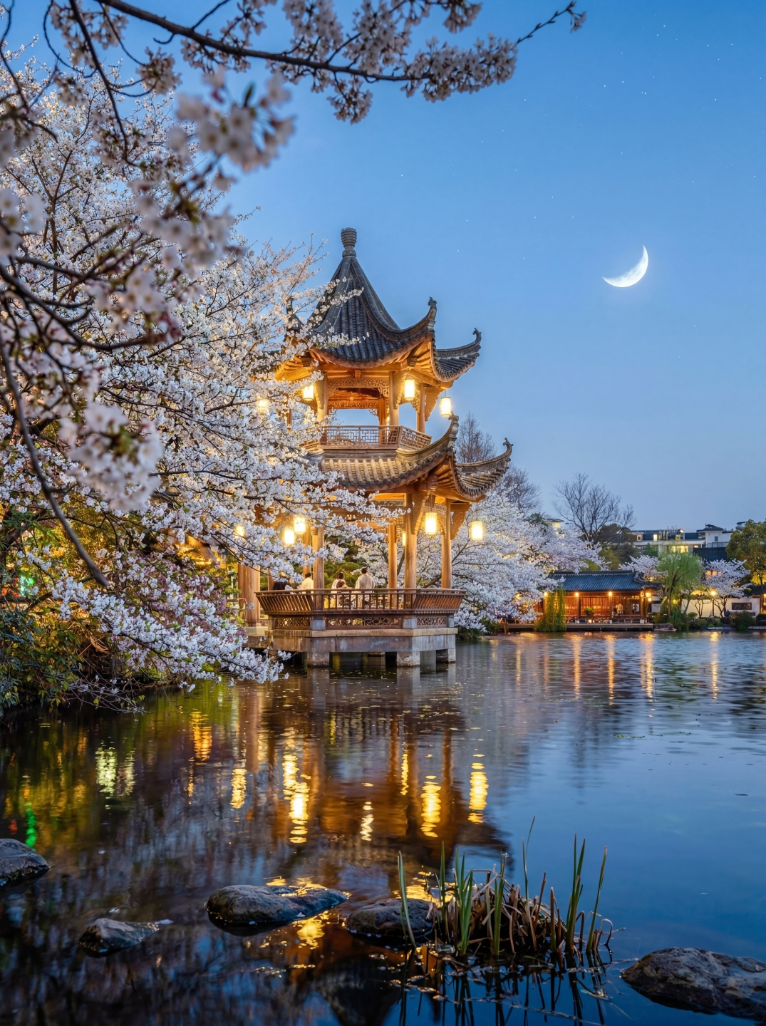 私は中国の庭園で現実版の「春江花月夜」を撮影しました | Trip.com 杭州