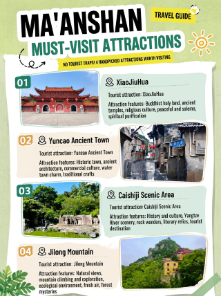 Four must-visit spots in Ma’anshan