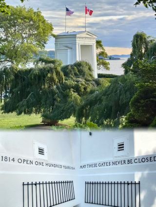 On the US-Canada border, there’s an amazing park where you can “step into two countries at once”