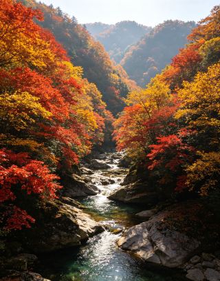 출발! 광무산에서 가을 한정 단풍을 찾아 떠나보세요.
