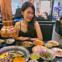 ปิ้งย่างเกาหลี Hongdae BBQ buffet 470net