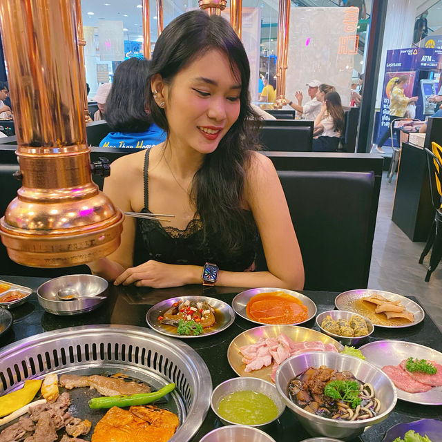 ปิ้งย่างเกาหลี Hongdae BBQ buffet 470net